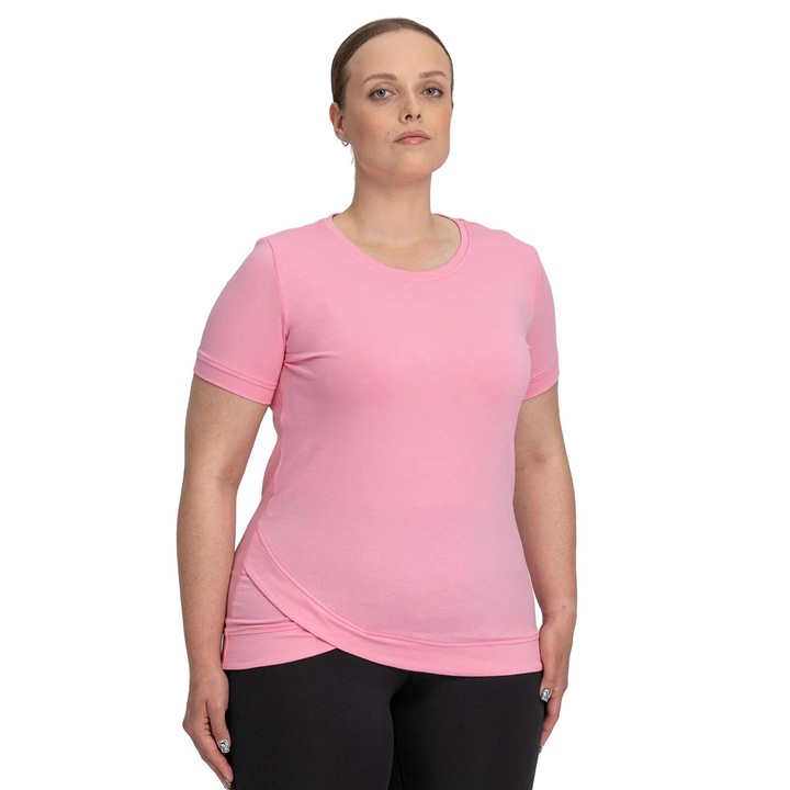 Tricou sport, BalticBird.store, Bumbac, Roz