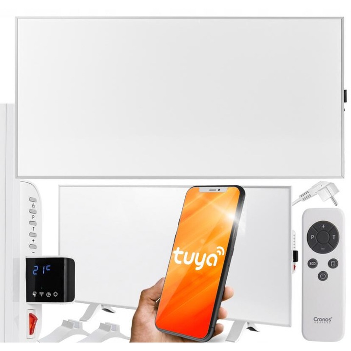 Panel radiant IR Cronos Synthelith PRO, gri, 770W