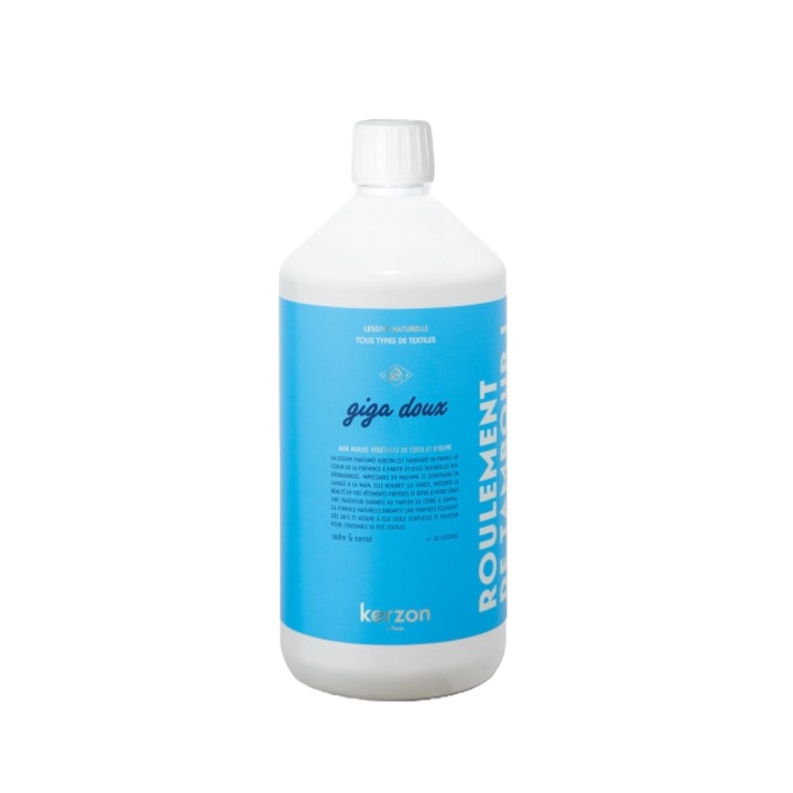 Univerzális mosószer Kerzon Paris, Giga Doux, cédrus és szantálfa illatú, természetes formula, biológiailag lebomló, nem irritáló, bőrgyógyászatilag tesztelt, kíméletes a ruhákhoz, kézi/automata mosás, 1000 ml