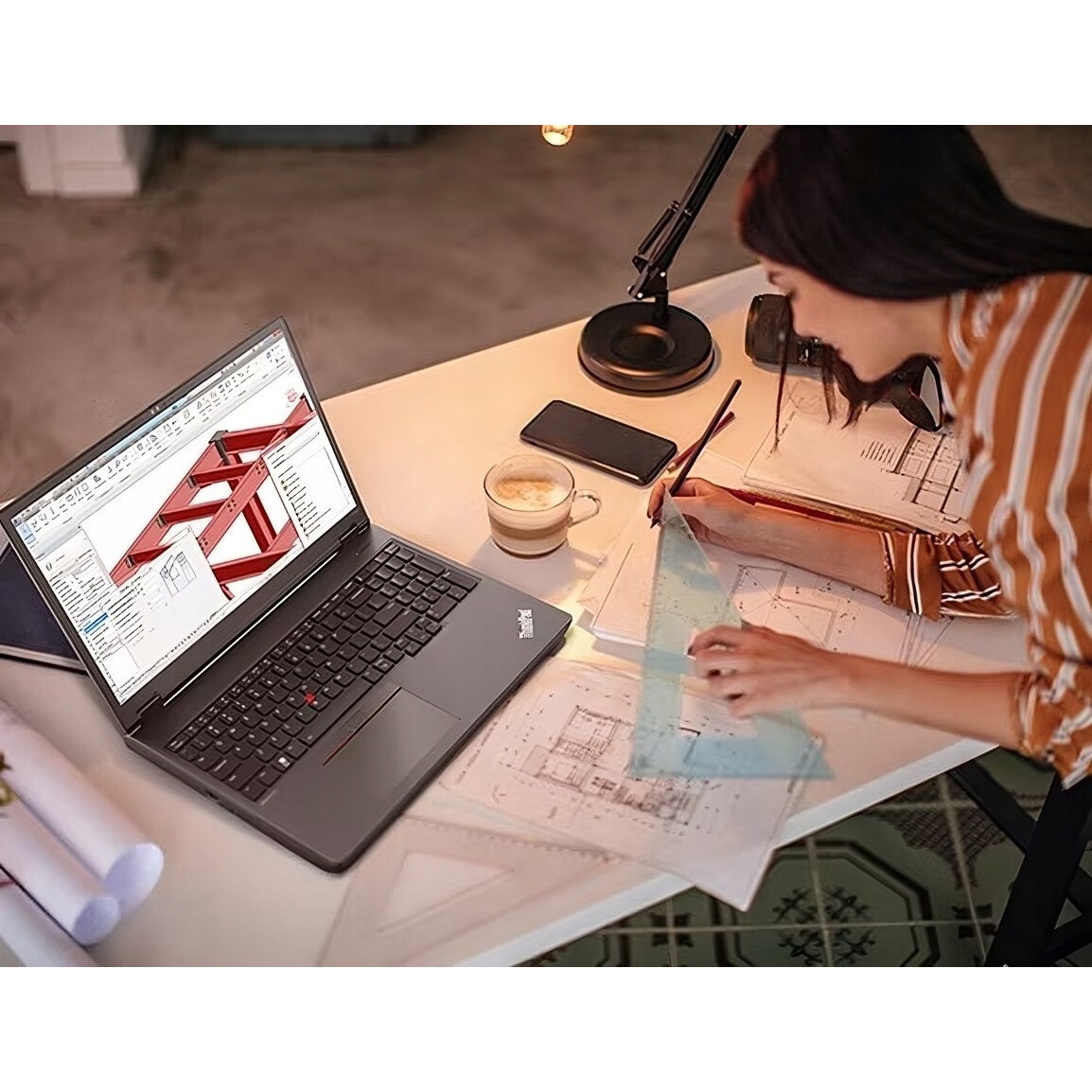 Laptop Lenovo ThinkPad P16v G1 i9-13900H 64GB 1TB SSD 16