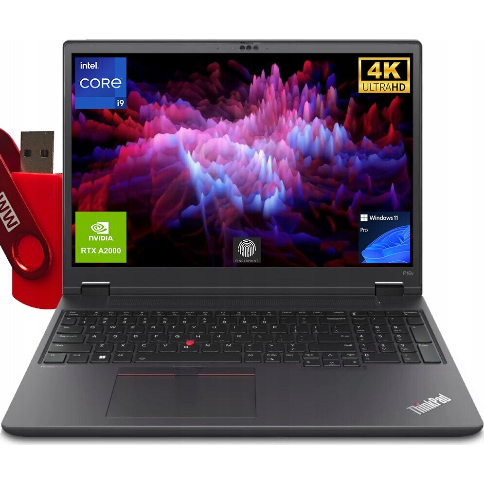 Windowsノート本体 thinkpad P16v gen1 core i9 4K IPS RAM64G Laptop Lenovo ThinkPad P16v G1 i9-13900H 64GB 1TB SSD 16