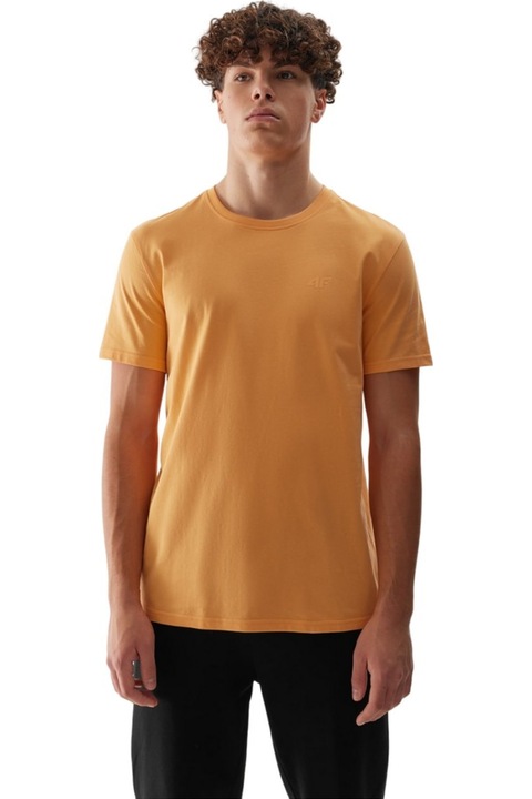 4F férfi póló, lazac, Narancssárga