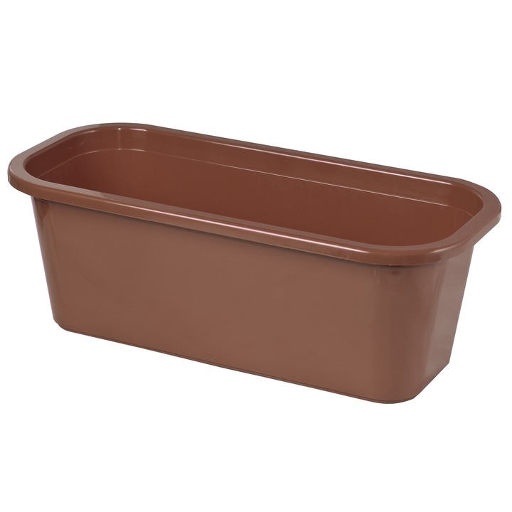 Jardiniera Surfinia + Farfurie 50 cm, Teracota