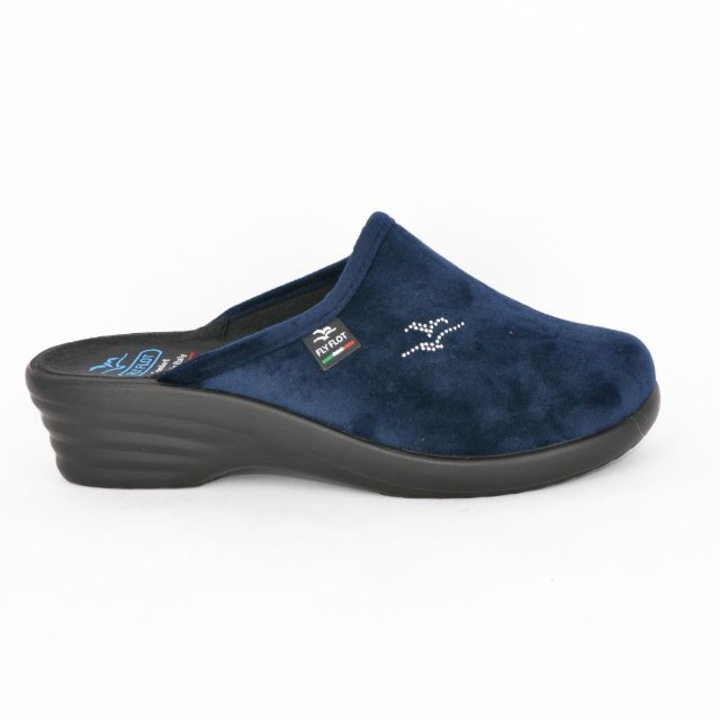 Papuci de casa, dama, Fly Flot, 0324, Albastru, 39