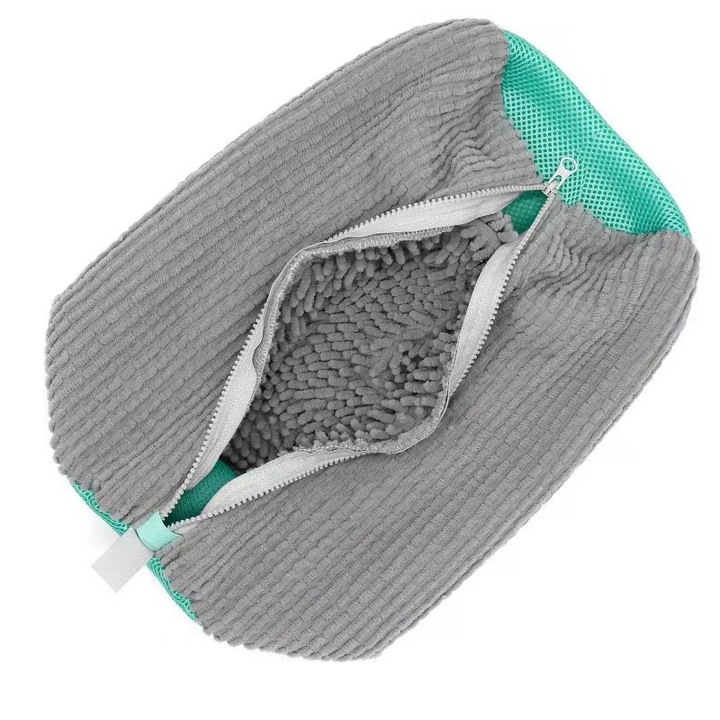 Антидеформираща чанта за пране на обувки, сива