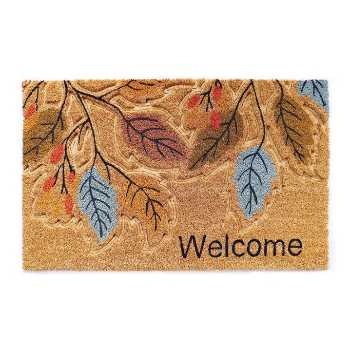 Bejárati szőnyeg, kókuszrost és gumi, 60x40cm