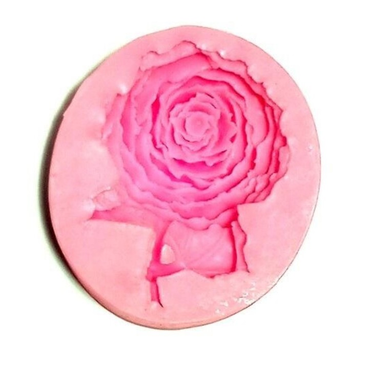 Forma siliconica pentru prajituri, Galeria Hobby, 6cm x 7cm, model floare, 130x95mm