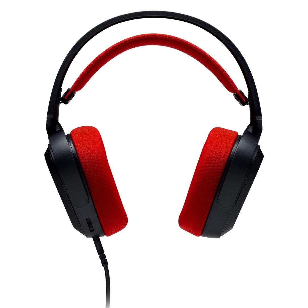 Casti cu fir A-DATA Precog Studio, negru/rosu, USB-C, 50Ohm