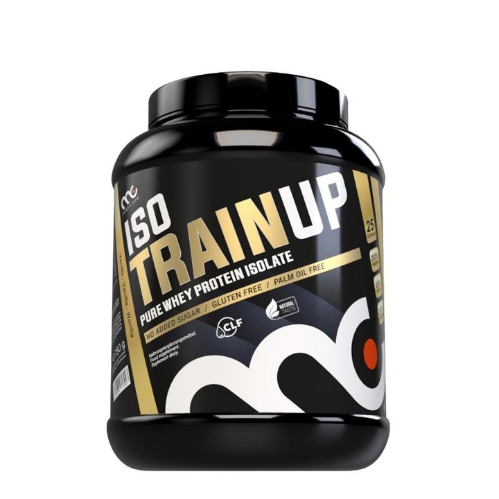 Proteina din zer IsoTrainUp, Muscle Clinic, ciocolata alba, 750g