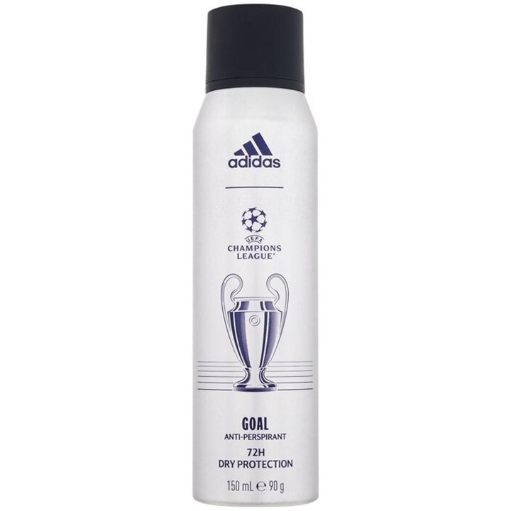 Set 3 x Deodorant Spray Adidas UEFA Goal Ap, Barbati, 150 ml