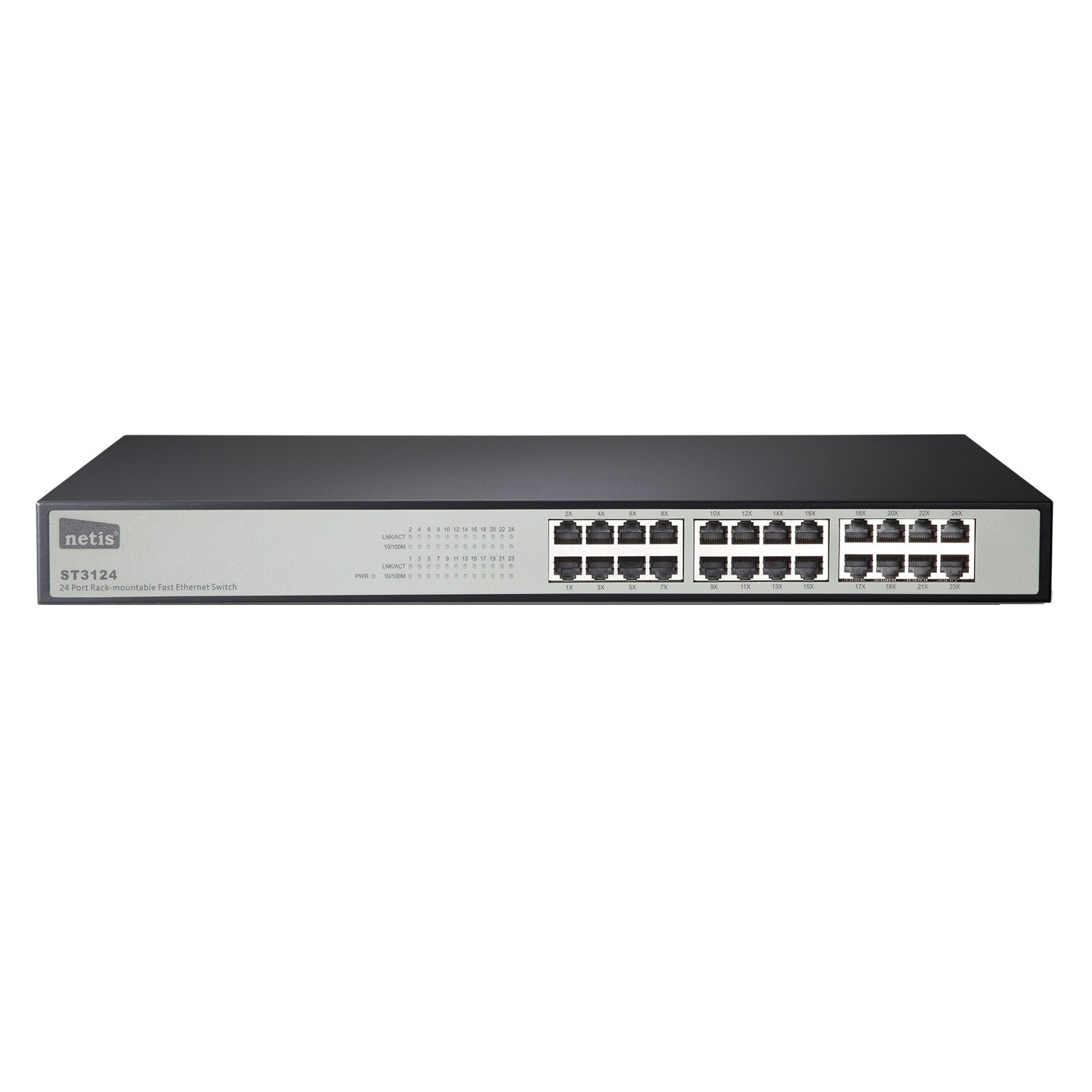 Switch ST3124 Netis 24 porturi montabil in rack