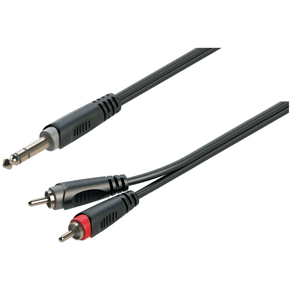Cablu-Adaptor jack RCA Soundsation JRR-50BK