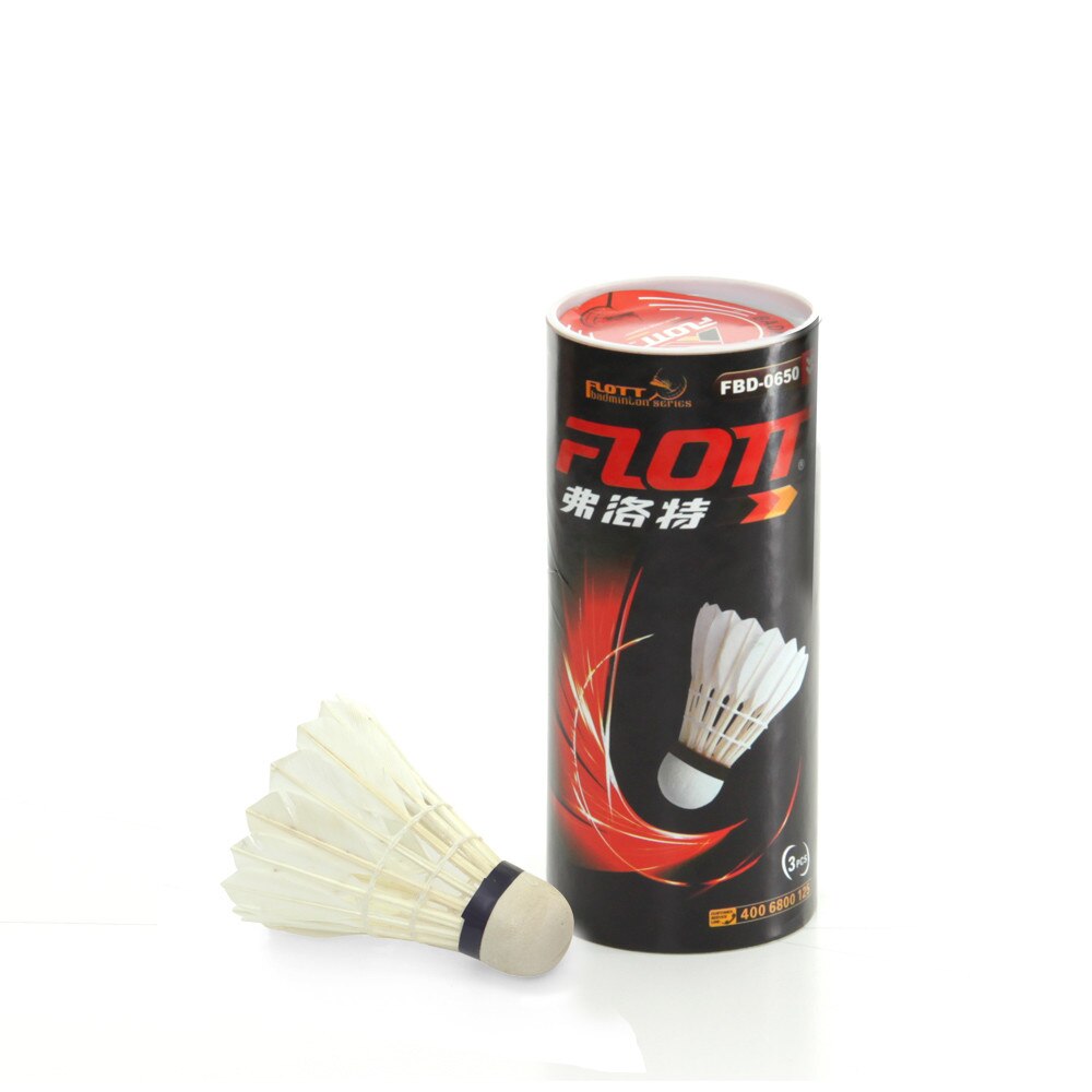 Set 3 Fluturasi badminton din pene FLOTT, FBD0650