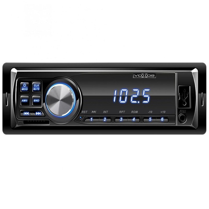 Radio FM auto, MP3 player, USB, ecran LED albastru, Sal
