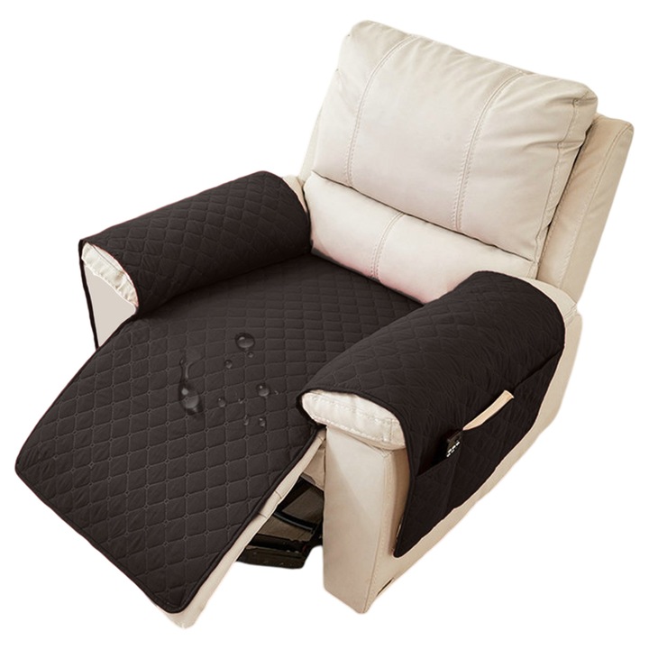 Калъф за кресло Enforose, водоустойчив, противоплъзгащ, перящ се, с джоб, 1 бр.