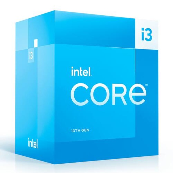 Процесор Intel Core i3-13100F, 3.4GHz, 12MB, LGA1700, box
