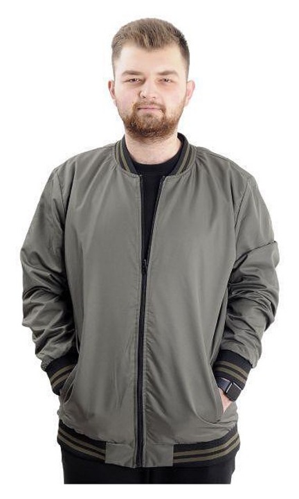 Сиво-зелено двулицево яке, сезон пролет/есен, Зелен/Сив