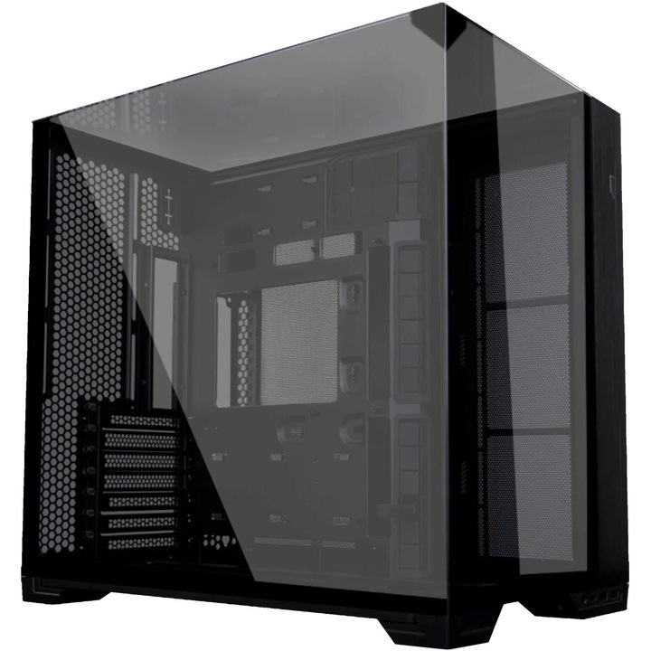 Компютърна кутия Lian Li O11 Vision Compact, Черен, Middle Tower