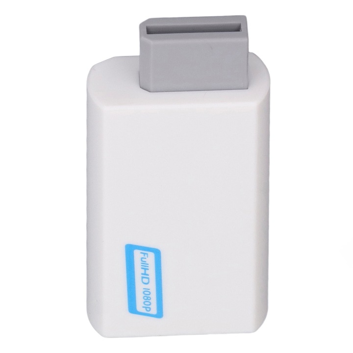 Jormftte multimédia adapter Wii-hez HD-re, 3.5mm port, stabil jel, fehér