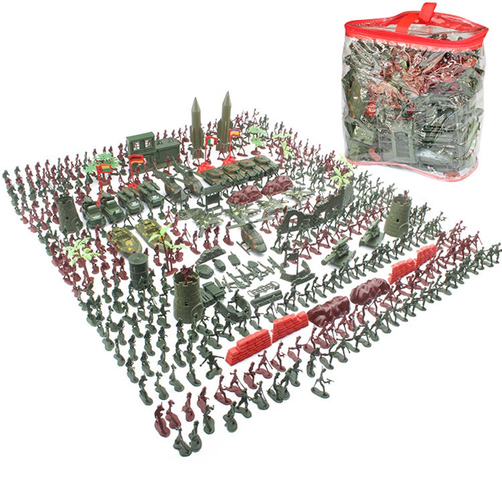Set 519 figurine mini soldati, Bizaical, 450 piese, 69 accesorii