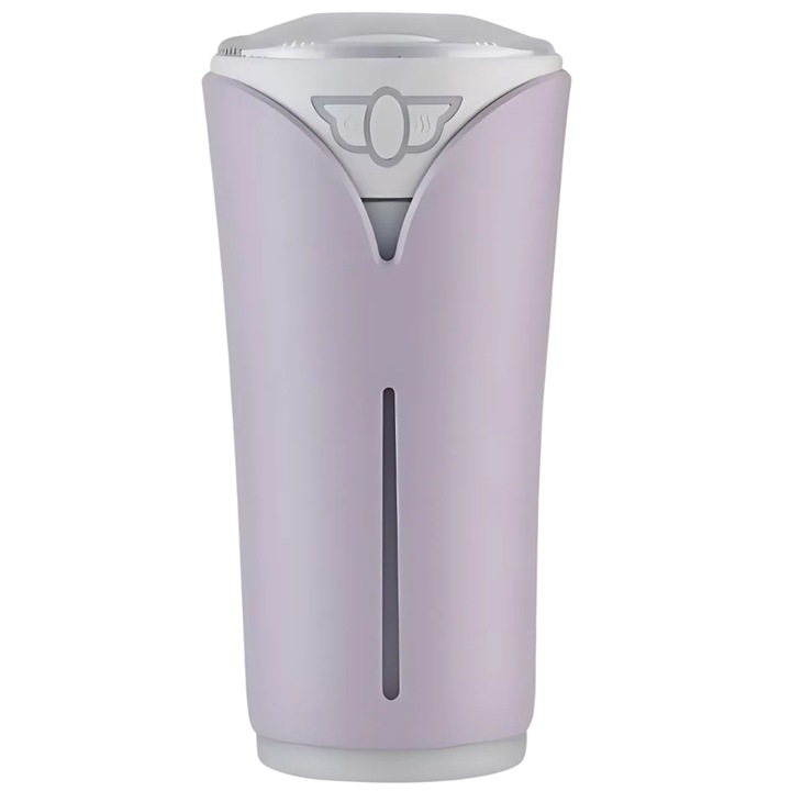 Difuzor aromaterapie, SDEPOT®, cu iluminare multicolora, incarcare USB, perfecta pentru birou si masina, mov