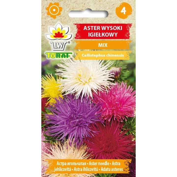 Микс от семена за цветя Тораф многоцветни 1гр