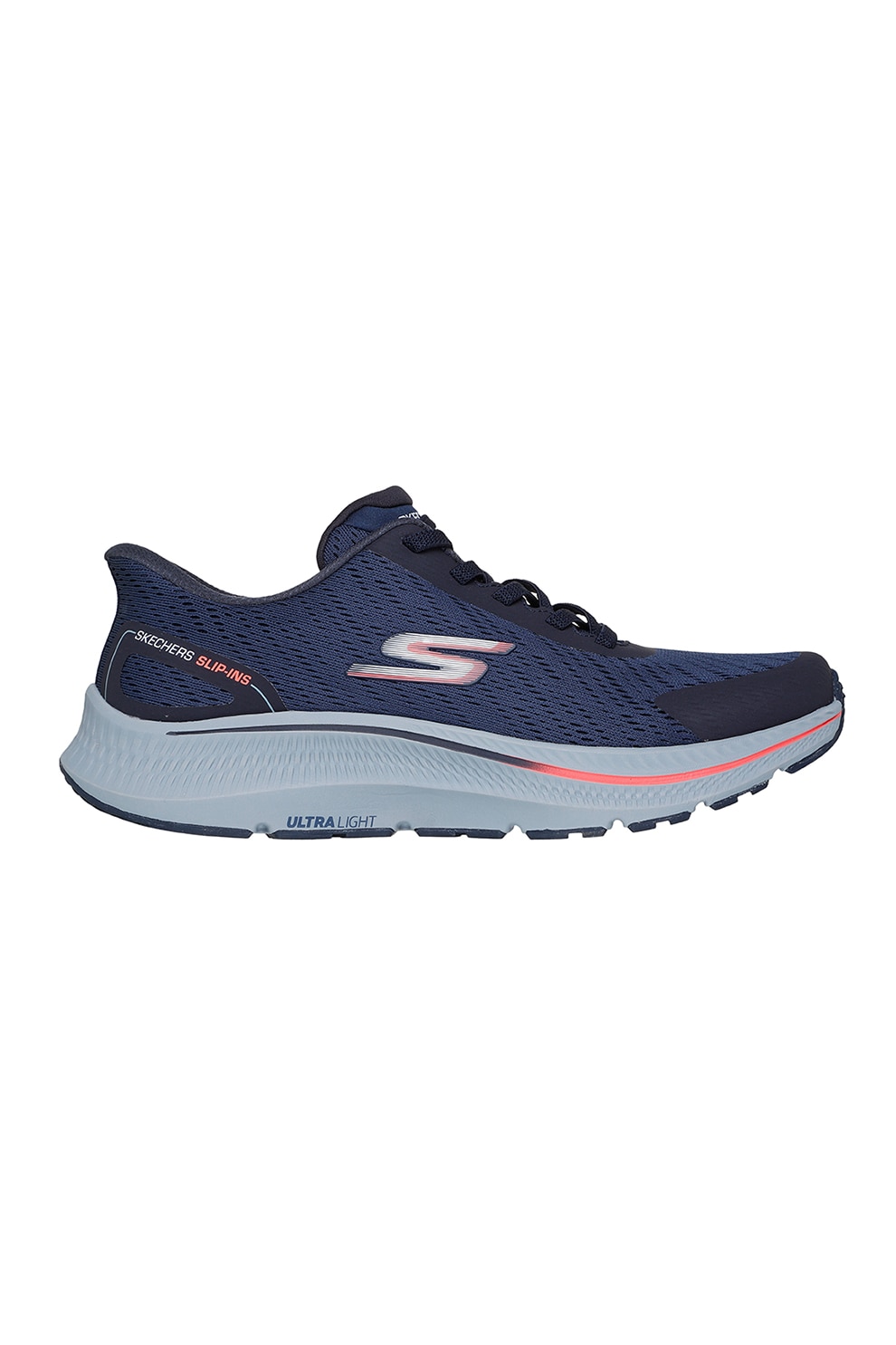 Skechers, Pantofi sport cu sireturi Go Run Consistent, Bleumarin, 42
