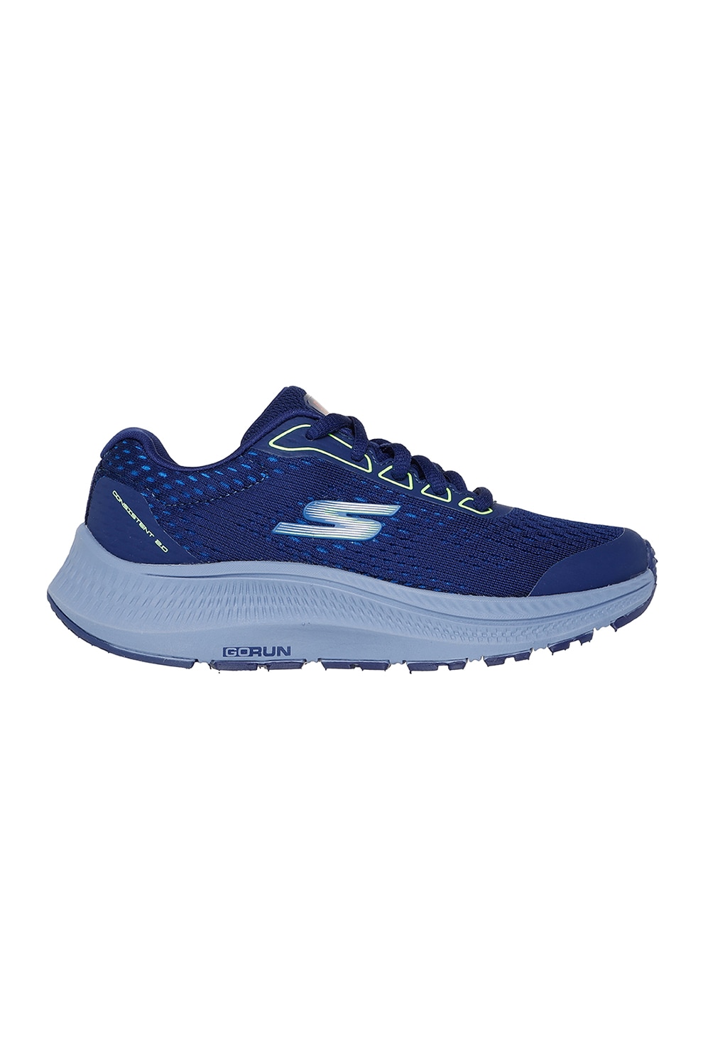Skechers, Pantofi din plasa, pentru alergare Go Run 2.0, Indigo, 29 EU