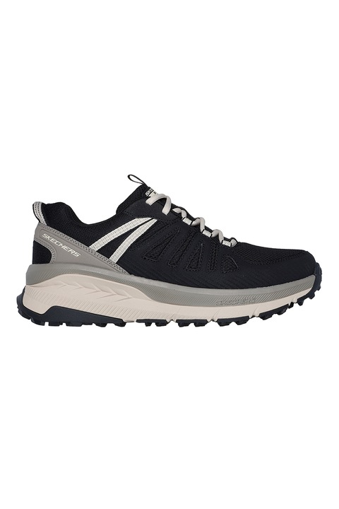 Skechers, Pantofi sport Switch Back Venture, Negru