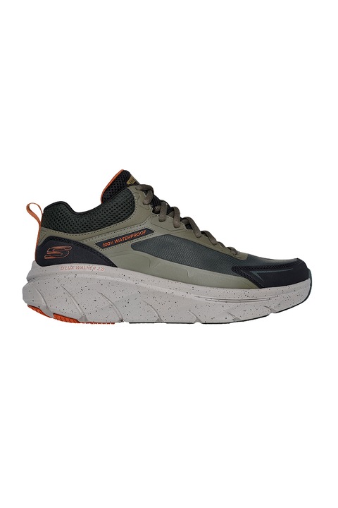 Skechers, Непромокаеми спортни обувки D`Lux Walker, Маслинено зелено