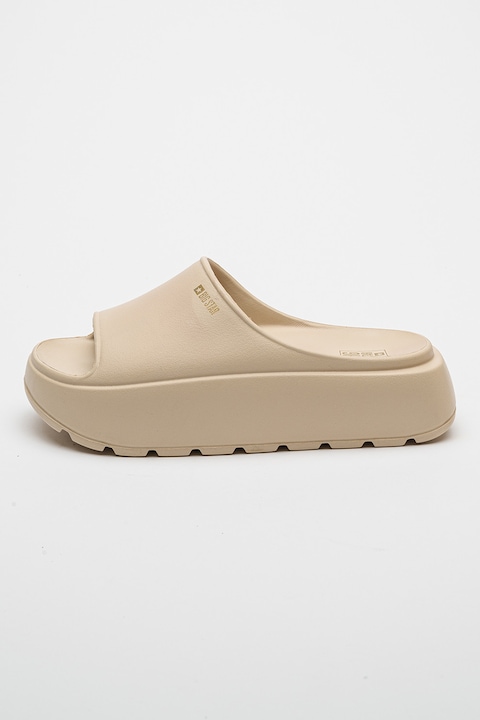 Big Star, Papuci cu platforma, Bej, 41