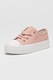 Big Star, Tenisi cu detaliu logo, Roz pastel