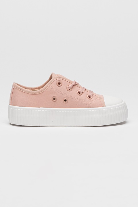 Big Star, Tenisi cu detaliu logo, Roz pastel