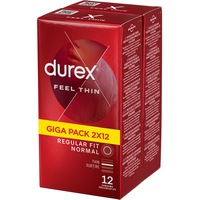 Prezervative Durex Feel Thin, 2 x 12 buc