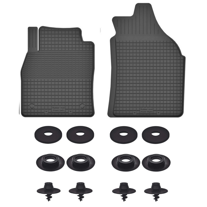 Set 2 fata Covorase auto pentru: Smart ForFour II (2014-)