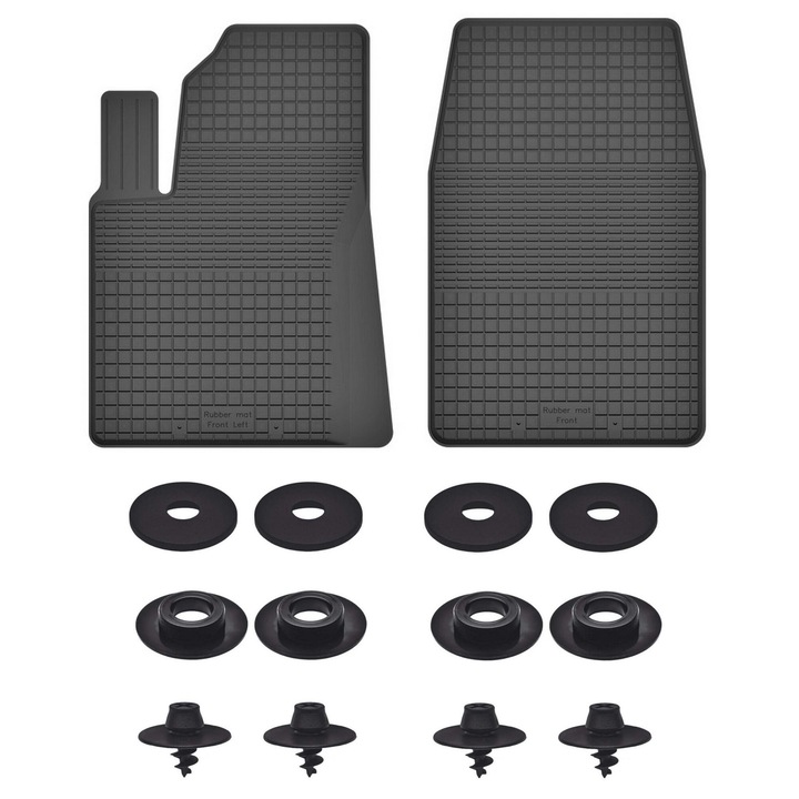 Set 2 fata Covorase auto pentru: Peugeot 207 (2006-2012)