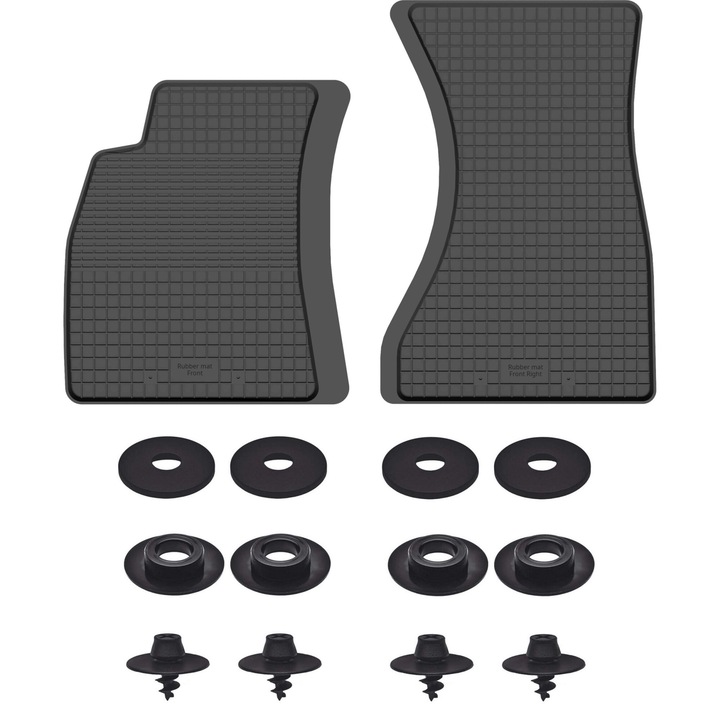 Set 2 fata Covorase auto pentru: Audi Q5 I (2008-2017)