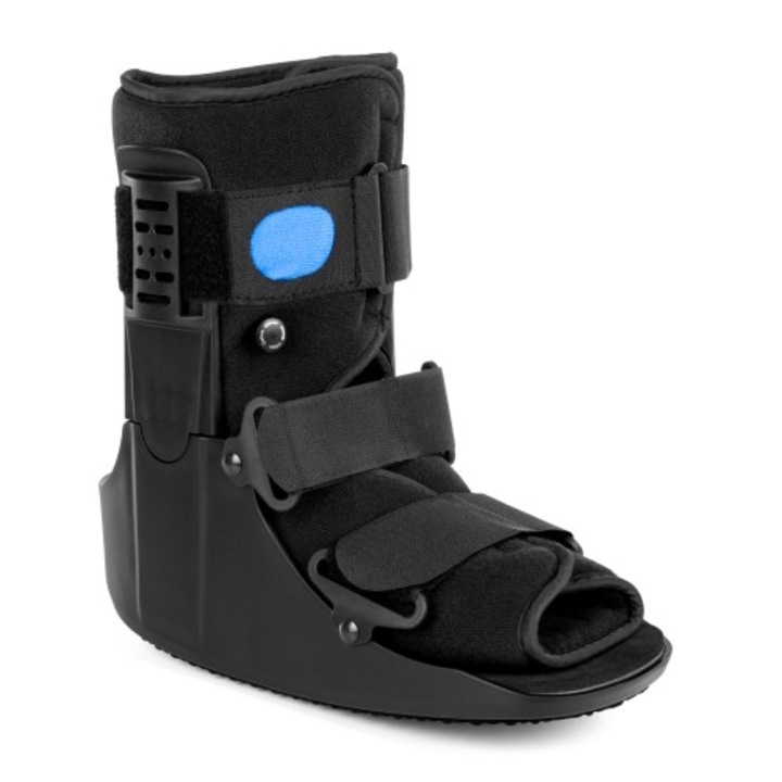 Orteza de plastic pentru glezna, walker, model scurt cu perne de aer, marimea S, Timago