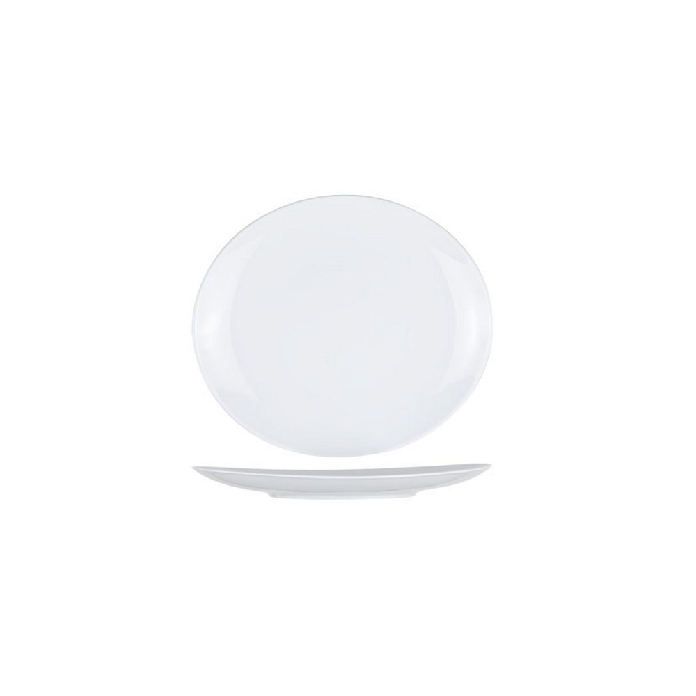 Farfurie peste/carne, portelan, 27 x 30 cm