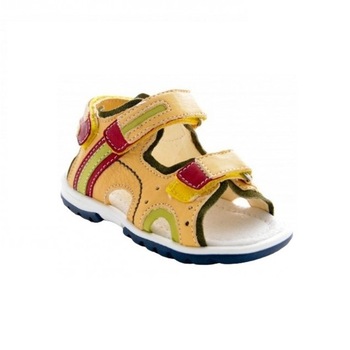 Sandale copii din piele naturala 1417 galben, marimea 29 Sandale copii din piele naturala 1417 galben, marimea 29
