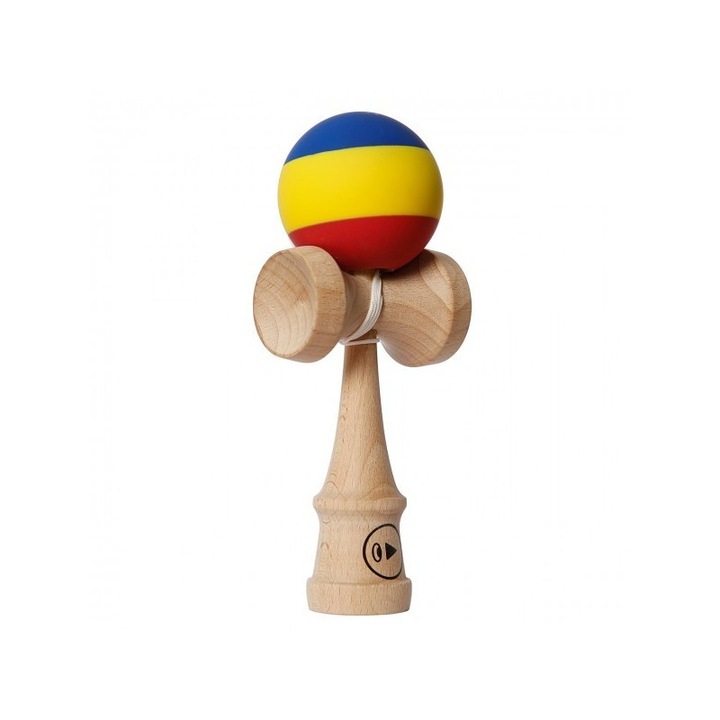 Играчка Kendama Play Grip 2K, Румъния специална, три цвята, Знамето на Румъния