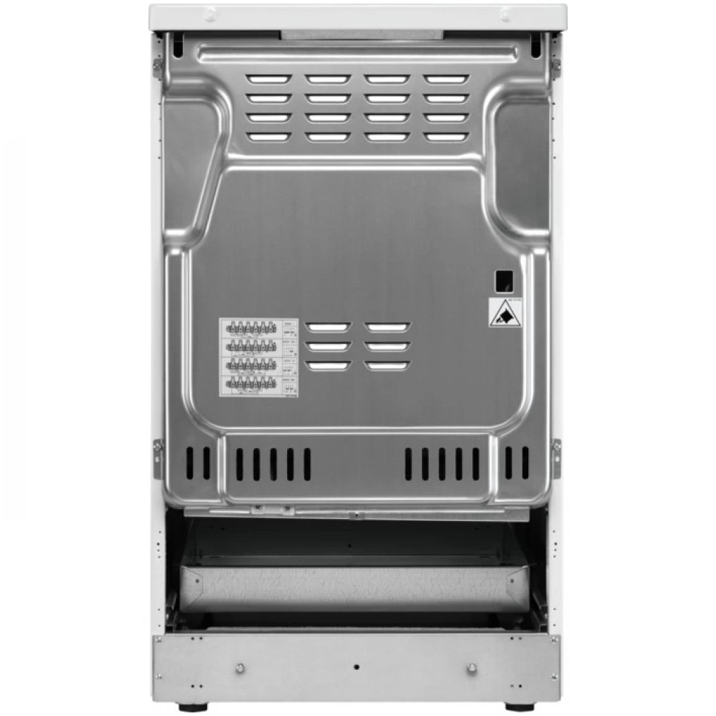 Aragaz Electrolux LKR540267W, Electric, Vitroceramica, 4 zone de gatit, Raft BBQ, Timer electronic, Grill, Iluminare cuptor, Clasa A, 50 cm, Alb