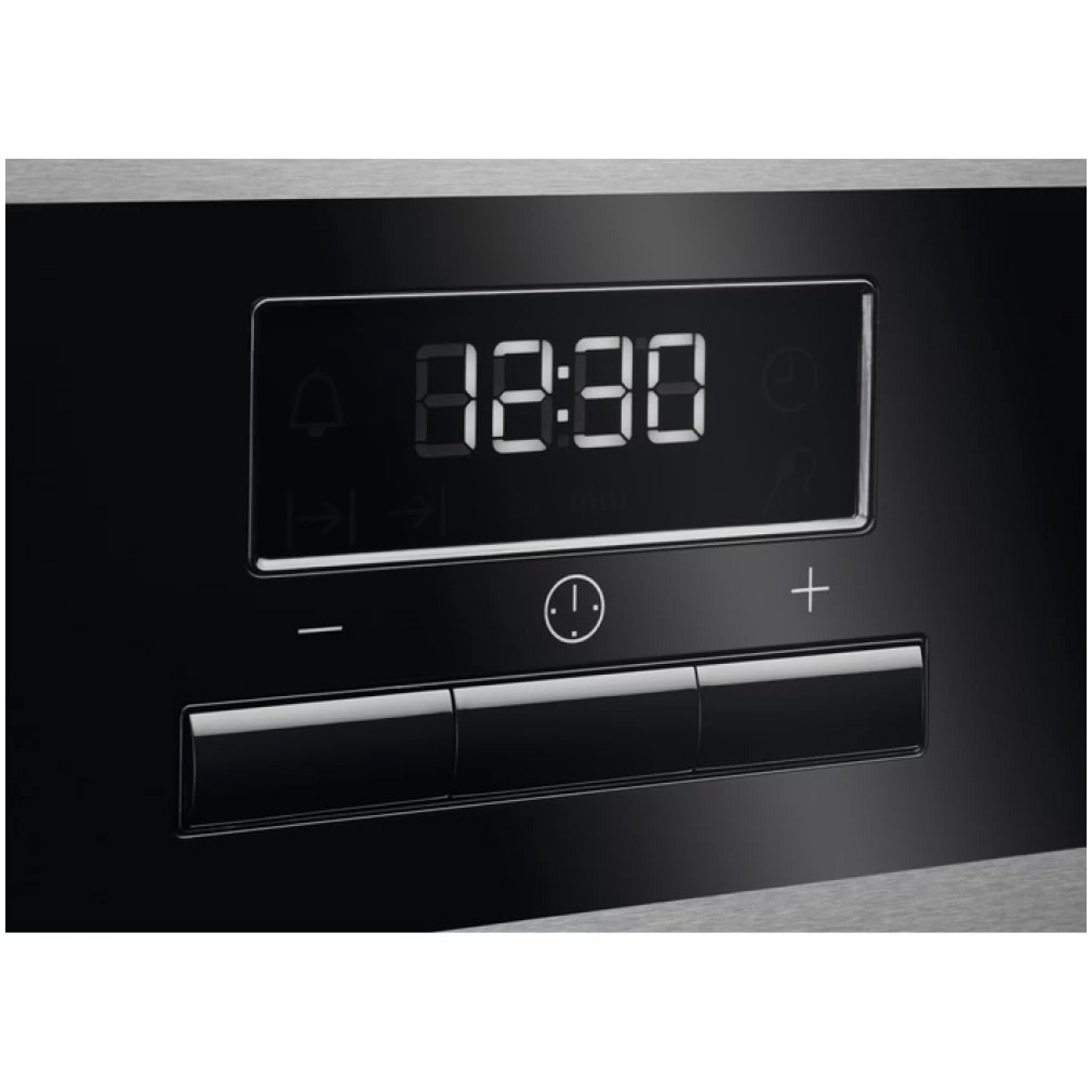 Aragaz Electrolux LKR540267W, Electric, Vitroceramica, 4 zone de gatit, Raft BBQ, Timer electronic, Grill, Iluminare cuptor, Clasa A, 50 cm, Alb