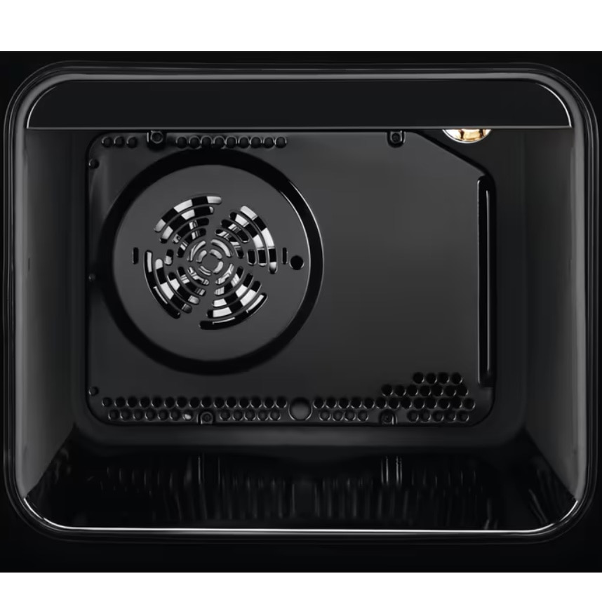 Aragaz Electrolux LKR564275K, Vitroceramica, 4 zone de gatit, SteamBake, Timer cu display electronic, Autocuratare catalitica, Iluminare cuptor, Grill, Clasa A, 50 cm, Negru