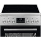 Готварска печка AEG CCB56490BM, Витрокерамика, 4 зони за готвене, SteamBake, AirFry, Таймер с електронен дисплей, Грил, Клас А, 50 см, Inox