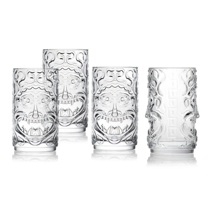 RCR Italy Tiki Etruria kristálypoharak készlet, 4 db, 450 ml