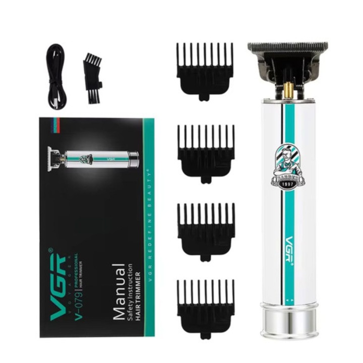 Nyíró és formáló, VGR V-079, 4 tartozék, 1500 mAh, fehér