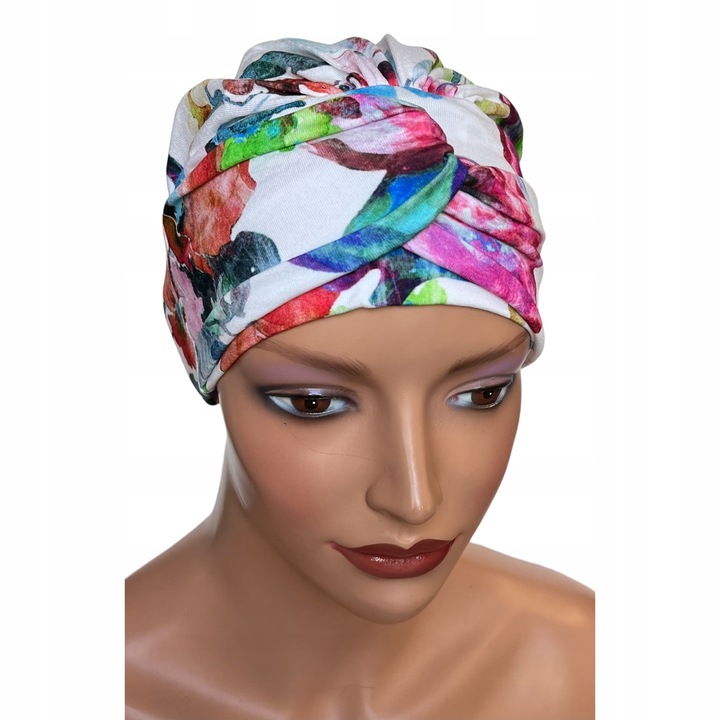 Turban pentru femei, Eva Design, viscoza, multicolor