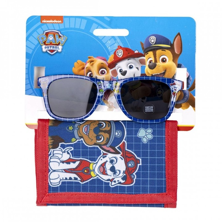 Комплект слънчеви очила и портфейл за деца Paw Patrol, 2600002485, многоцветен