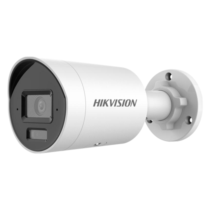 IP камера за наблюдение 8MP, 2.8mm обектив, 2 микрофона, IR 40m, бяла светлина 40m, PoE, AcuSense - Hikvision DS-2CD2083G2-LI2U(2.8mm)